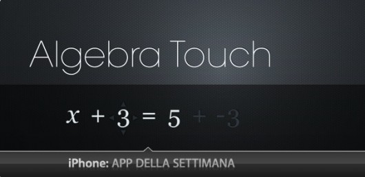 Algebra Touch es la aplicación de elección de la semana de Apple
