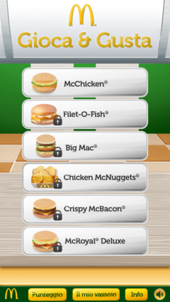 2013 01 11 11.55.35 240x426 Ogni giorno GRATIS un panino da McDonald’s con l’applicazione Gioca & Gusta