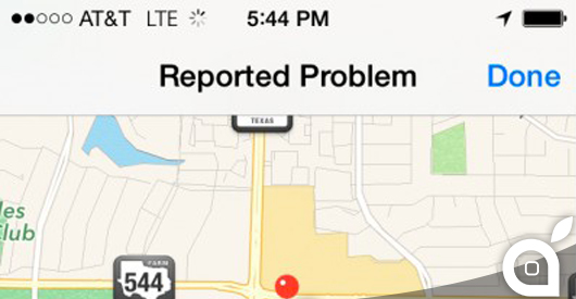 mappe-ios7-report-problem