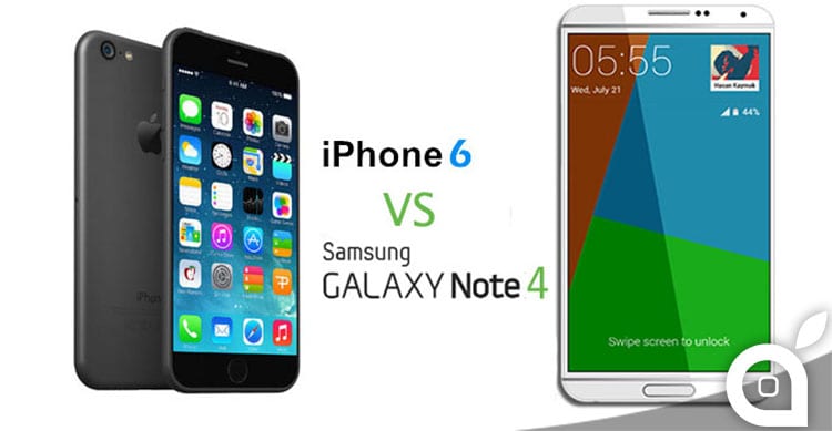 iphone 6 plus galaxy note 4