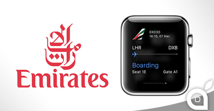emirates apple watch