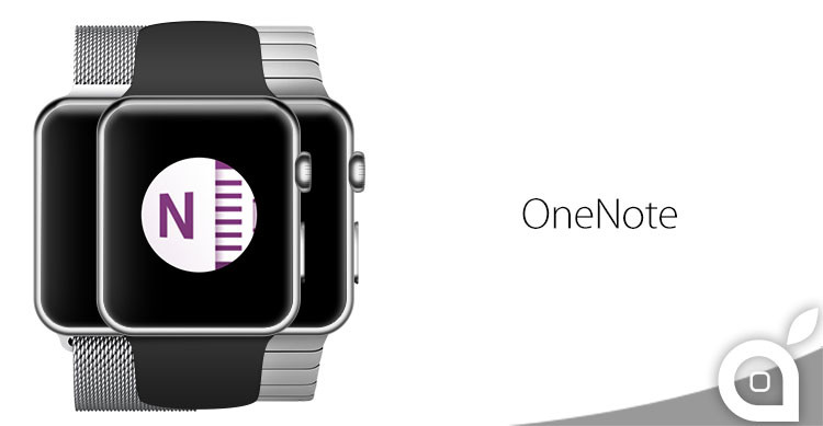 onenote per apple watch