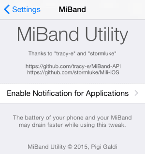 MiBand-Utility