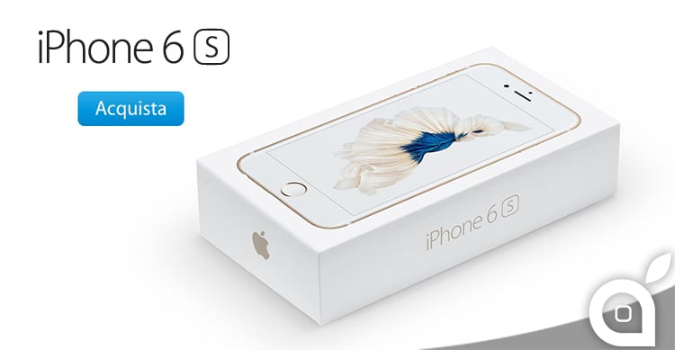 iphone 6s disponibile nell'apple onlien store