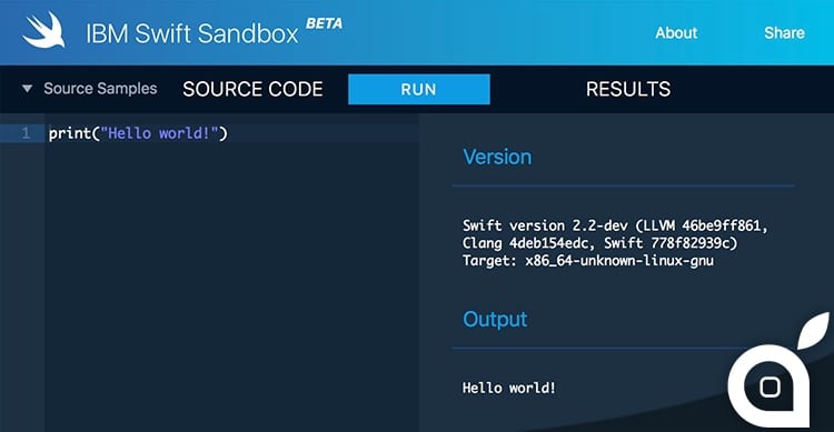 IBM_Swift sandbox