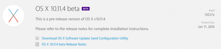 OS X 10.11.4 b1