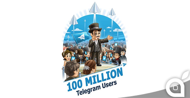 telegram 100000000 utenti attivi