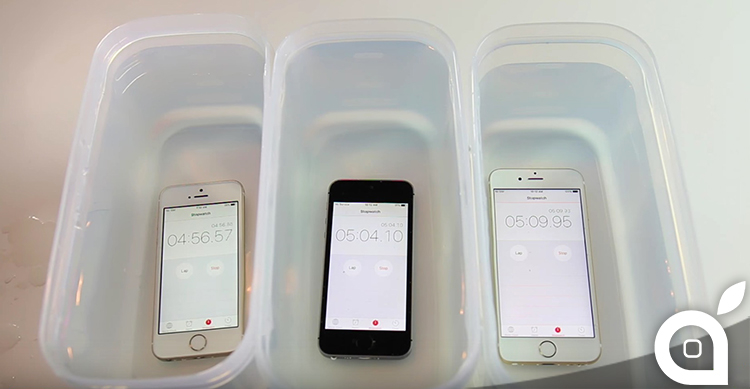 iphone se waterproof test