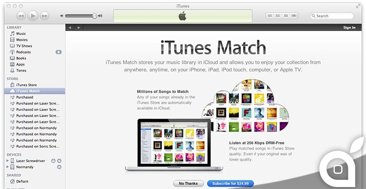 itunes music library bug deletion