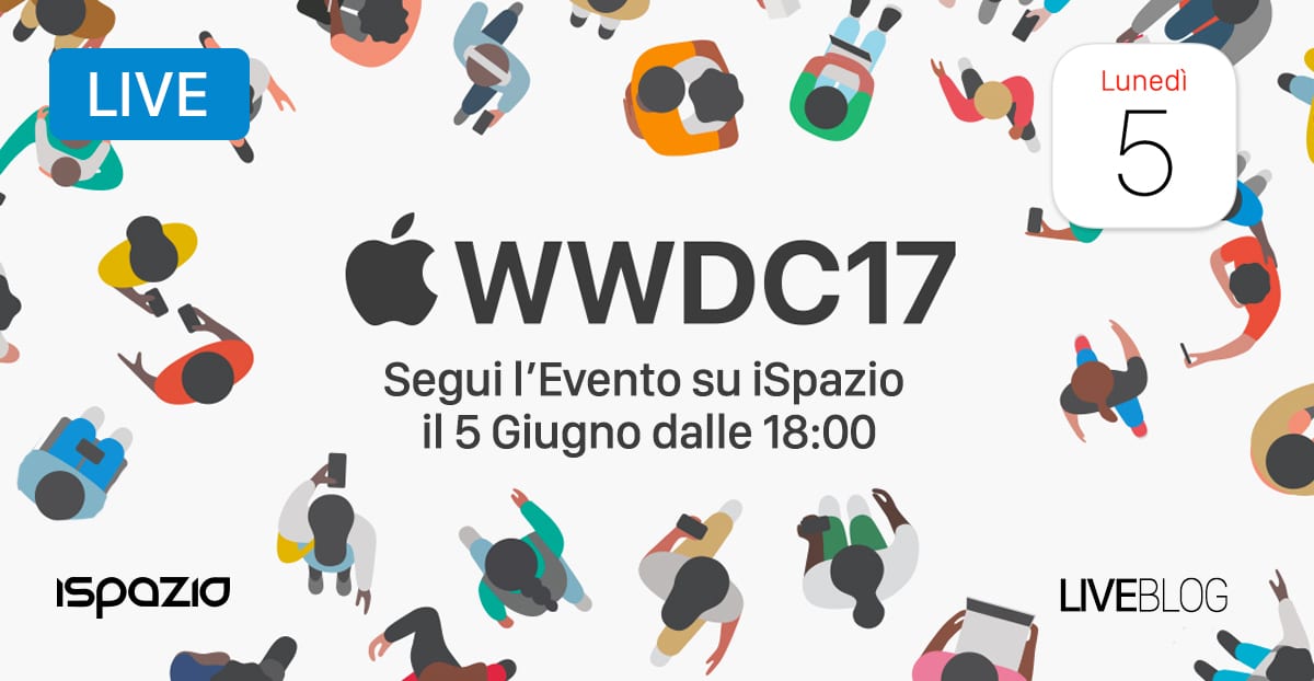 wwdc 2017 evento apple diretta ispazio keynote 5 giugno