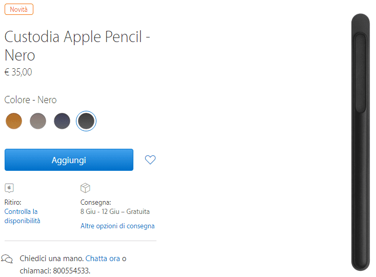 custodia apple pencil