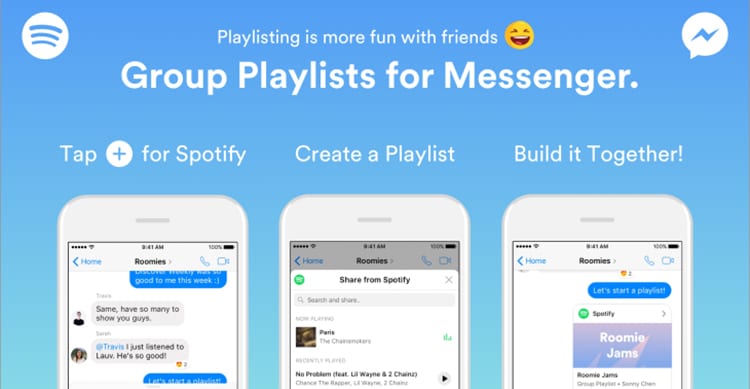 Group Playlist for Messenger
