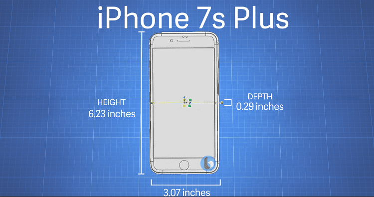 iPhone 7s Plus dimensioni