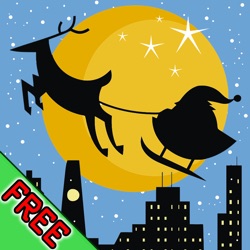 Icona dell'applicazione Santa in the City 3D Christmas Game + Countdown FREE disponibile su App Store
