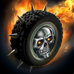 Icona dell'applicazione Death Rally disponibile su App Store