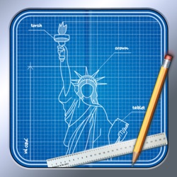 Icona dell'applicazione Blueprint 3D disponibile su App Store