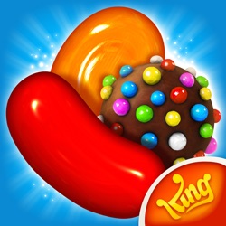 Icona dell'applicazione Candy Crush Saga disponibile su App Store