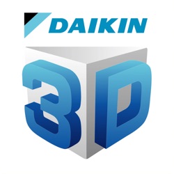 Icona dell'applicazione Daikin 3D disponibile su App Store