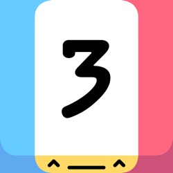Icona dell'applicazione Threes! disponibile su App Store