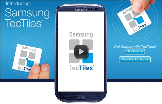 Samsung presenta le TecTiles, le tag NFC programmabili [Video