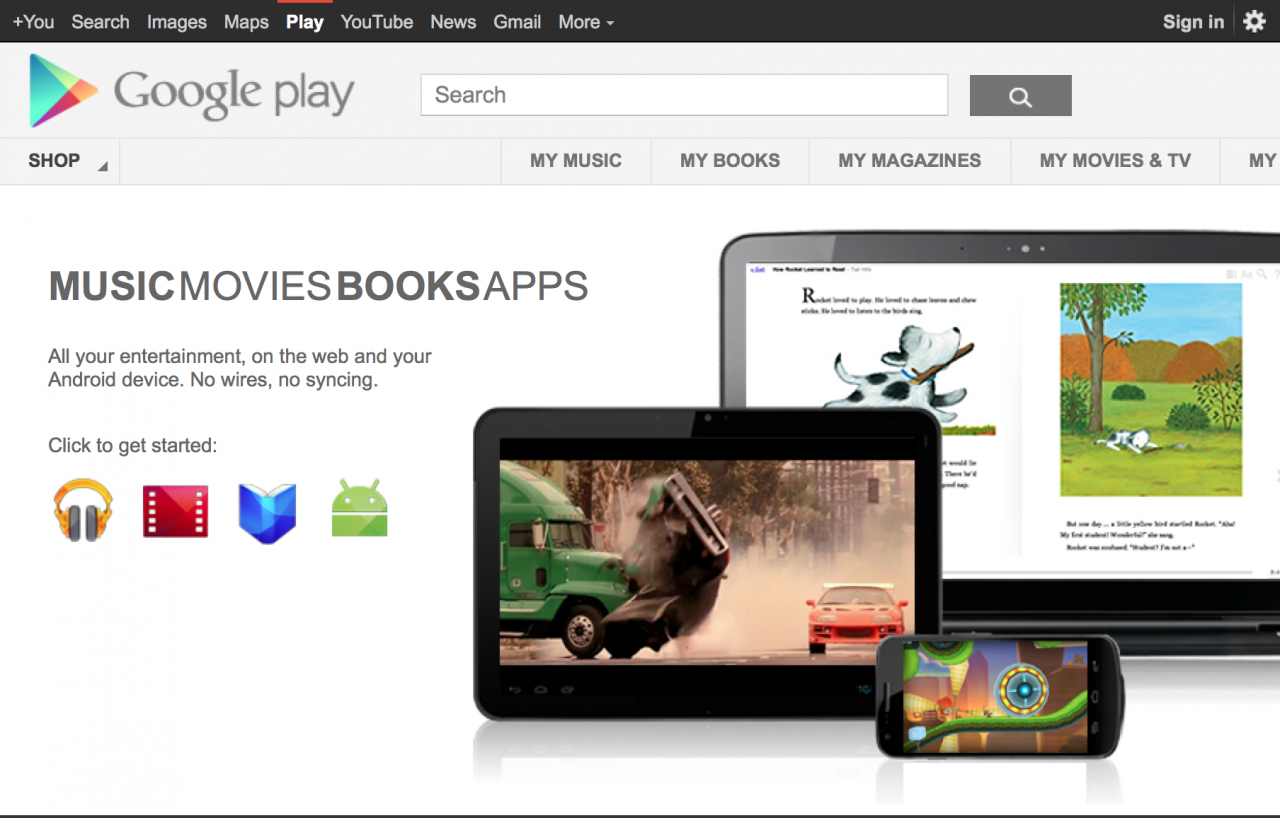 Приложение в google play youtube