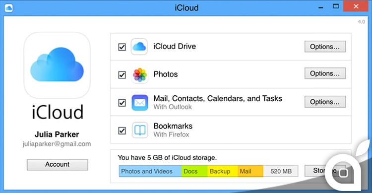 scaricare sul pc foto icloud