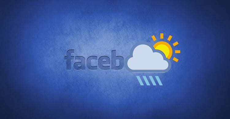 Facebook introduce la función meteorológica en la aplicación para iPhone y iPad