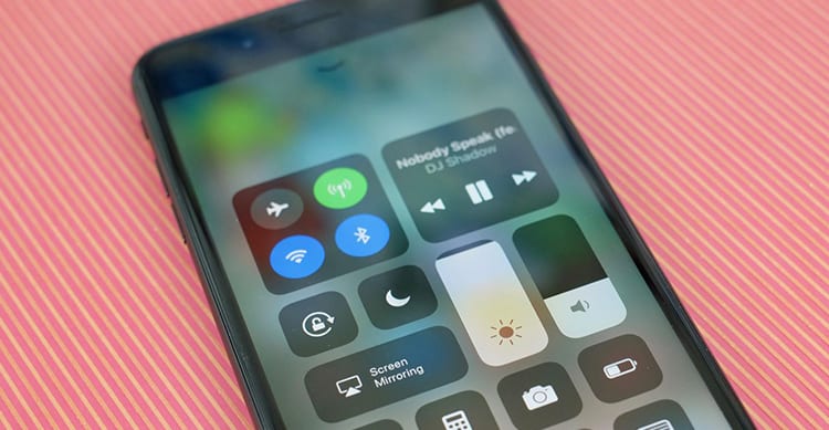 iOS 11 Control Center