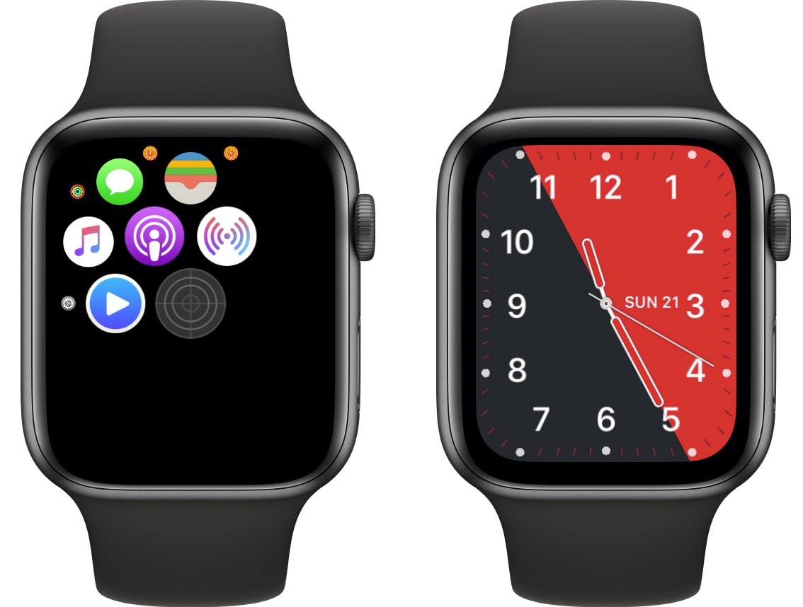 quadrante nike su apple watch normale