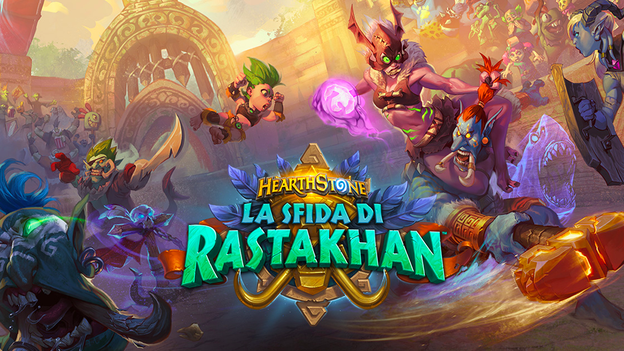 Immagine promozionale della nuova espansione di Hearthstone, la Sfida di Rastakhan