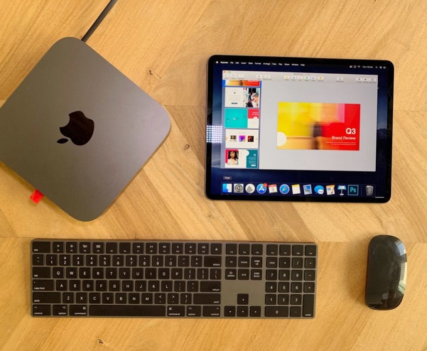 iPad Pro come schermo per mac Mini