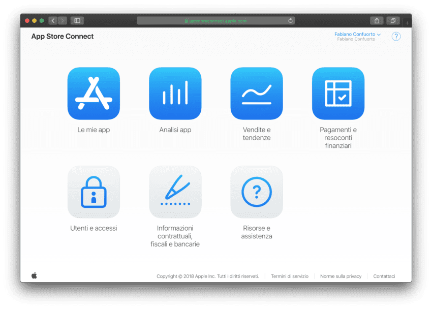 appstore connect