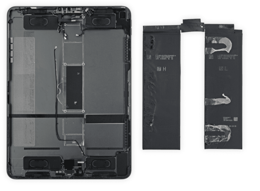 teardown batteria iPad Pro 12,9 pollici