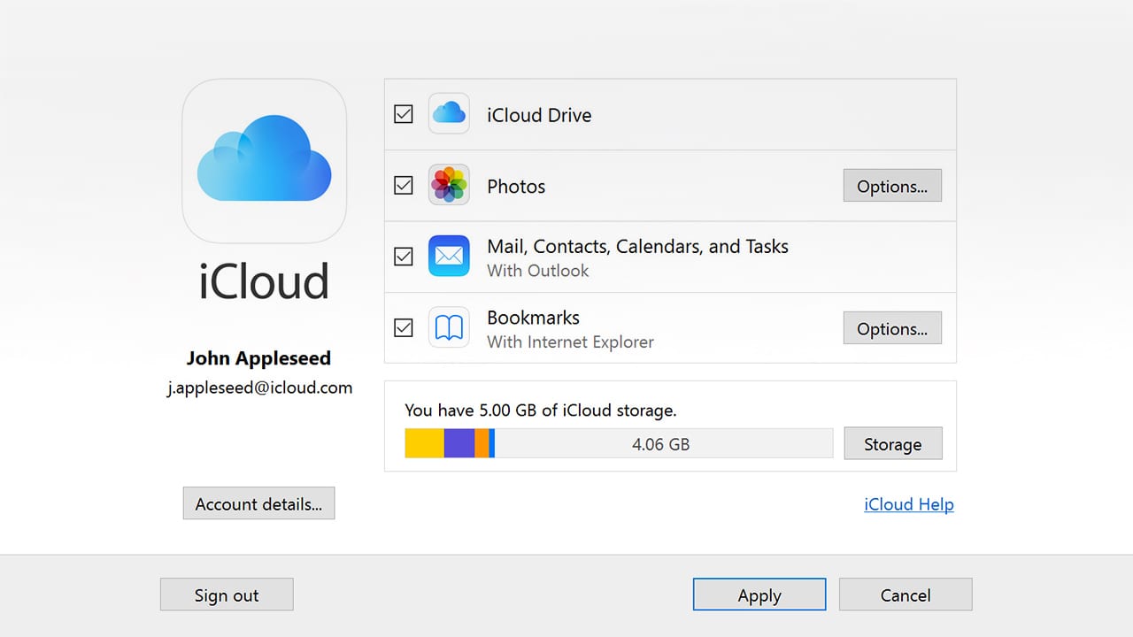 icloud per windows