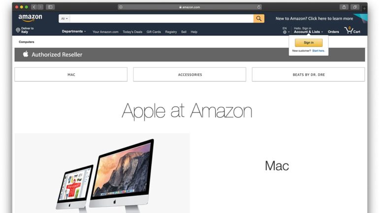 apple at amazon