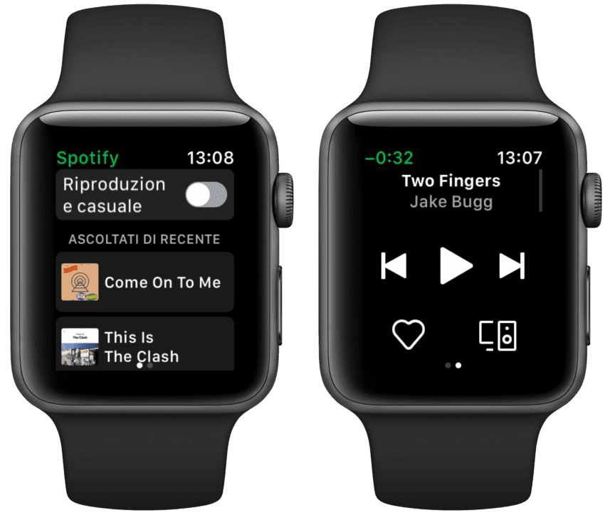 spotify per apple watch