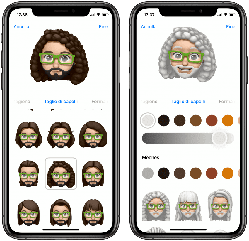 Capelli Memoji