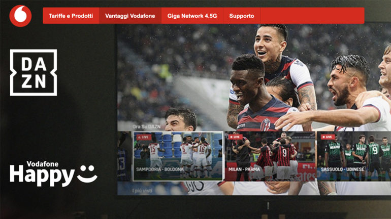 vodafone dazn