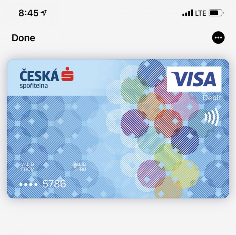 Apple Pay Repubblica Ceca