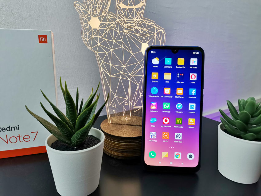  REDMI NOTE 7 front