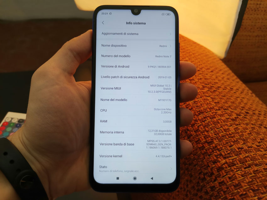 REDMI NOTE 7 Hardware