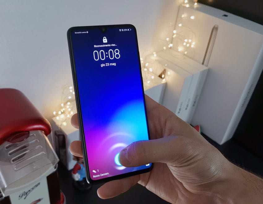 Huawei P30 impronte