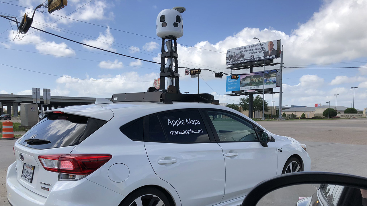 apple maps car