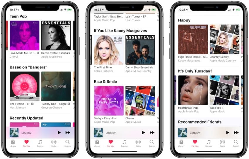 apple music per te