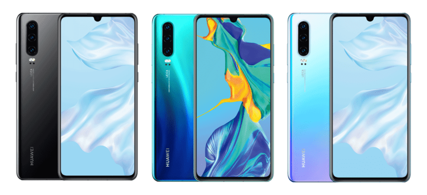 Huawei P30 colorazioni