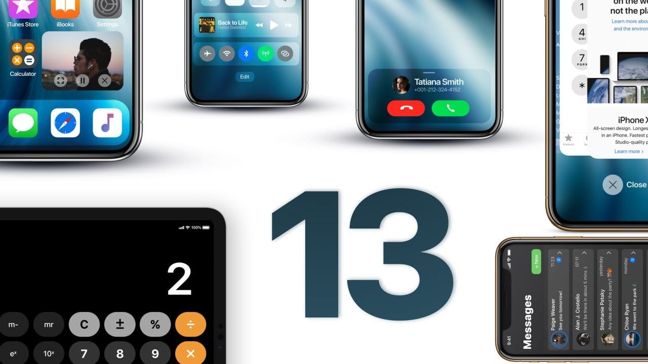 ios 13 concept