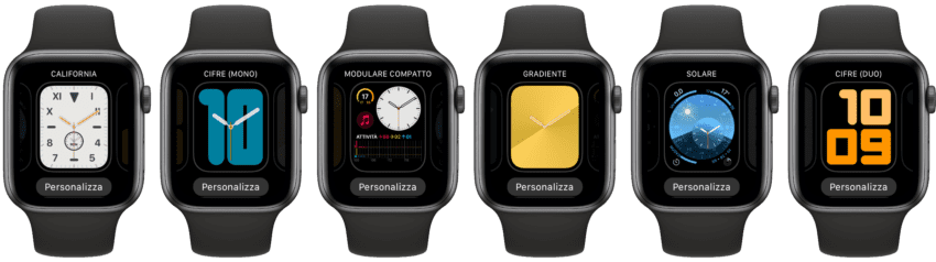 watchos 6 quadranti