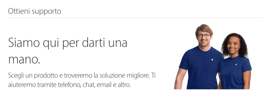 supporto apple