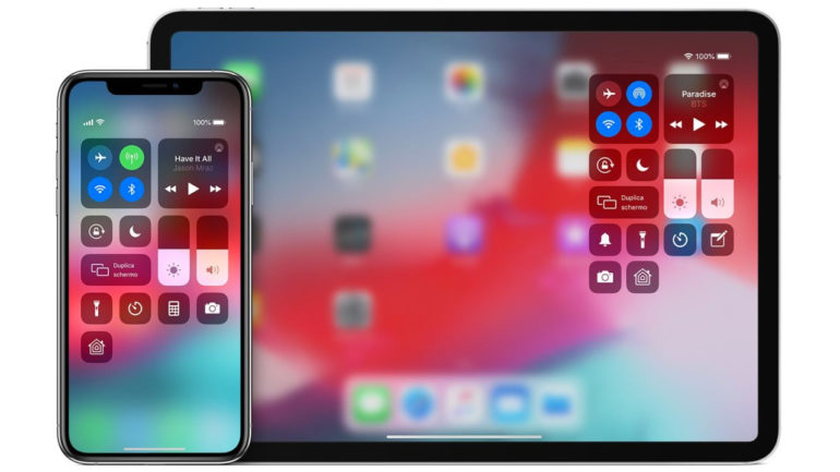 centro di controllo iOS 13 2