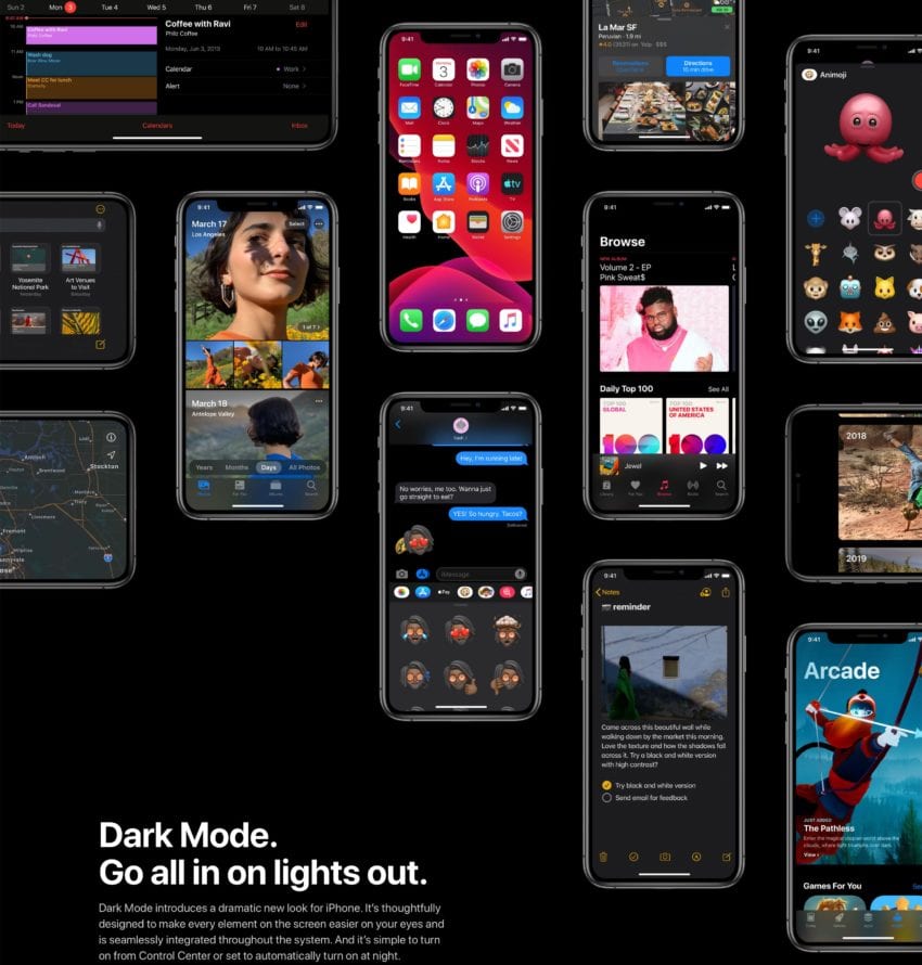 dark mode